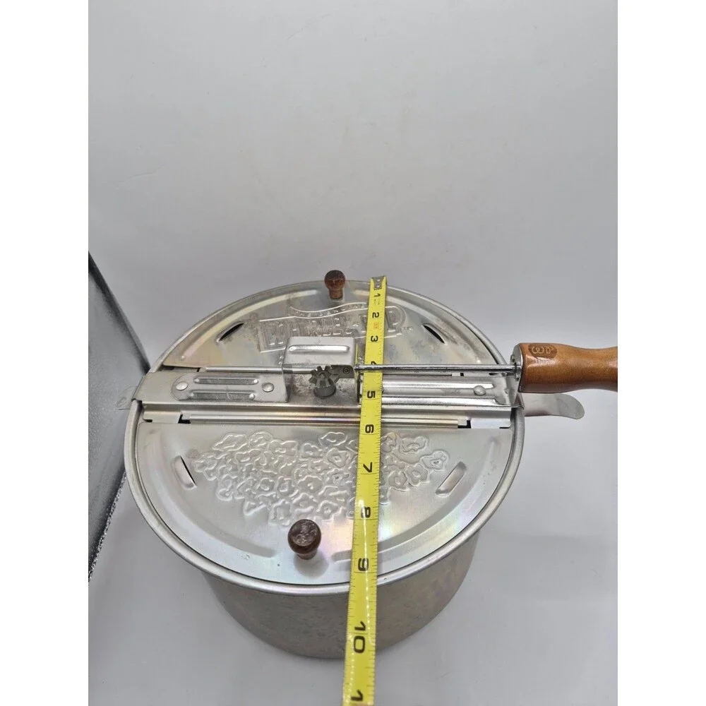 Whirley Pop Wabash Valley Farms 6 Qt Stovetop Popcorn Popper - retro